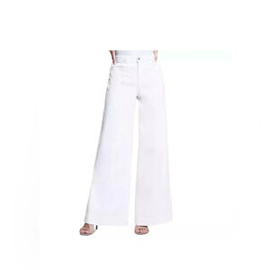 L'AGENCE White Flare & Wide Leg Jeans